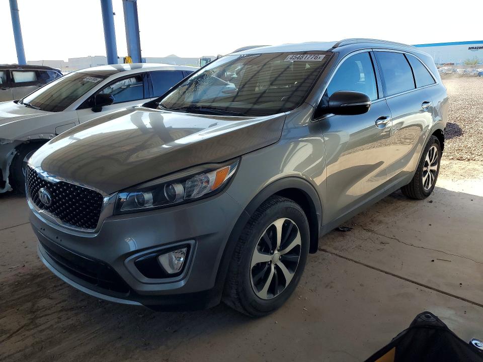 2016 Kia Sorento VIN 5XYPH4A10GG056997 COPART salvage auction — REAR END, Salvage Title, sold $2,200 on 2026-07-23 (photo 1)