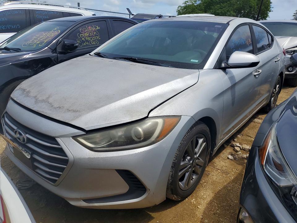 2018 Hyundai Elantra VIN KMHD74LF5JU630476 COPART salvage auction — SIDE, Hi - Certificate Of Salvage, sold $5 on 2026-07-27 (photo 1)