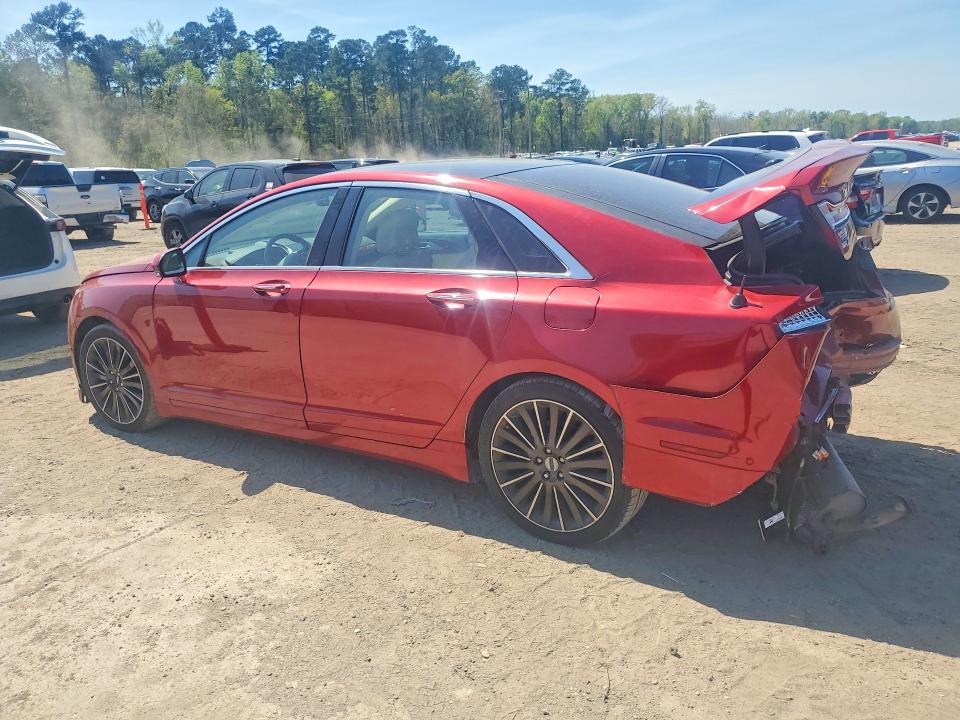 2013 Lincoln Mkz VIN 3LN6L2LUXDR813634 COPART salvage auction — REAR END, Tx - Salvage Vehicle Title, sold $125 on 2026-07-02 (photo 2)