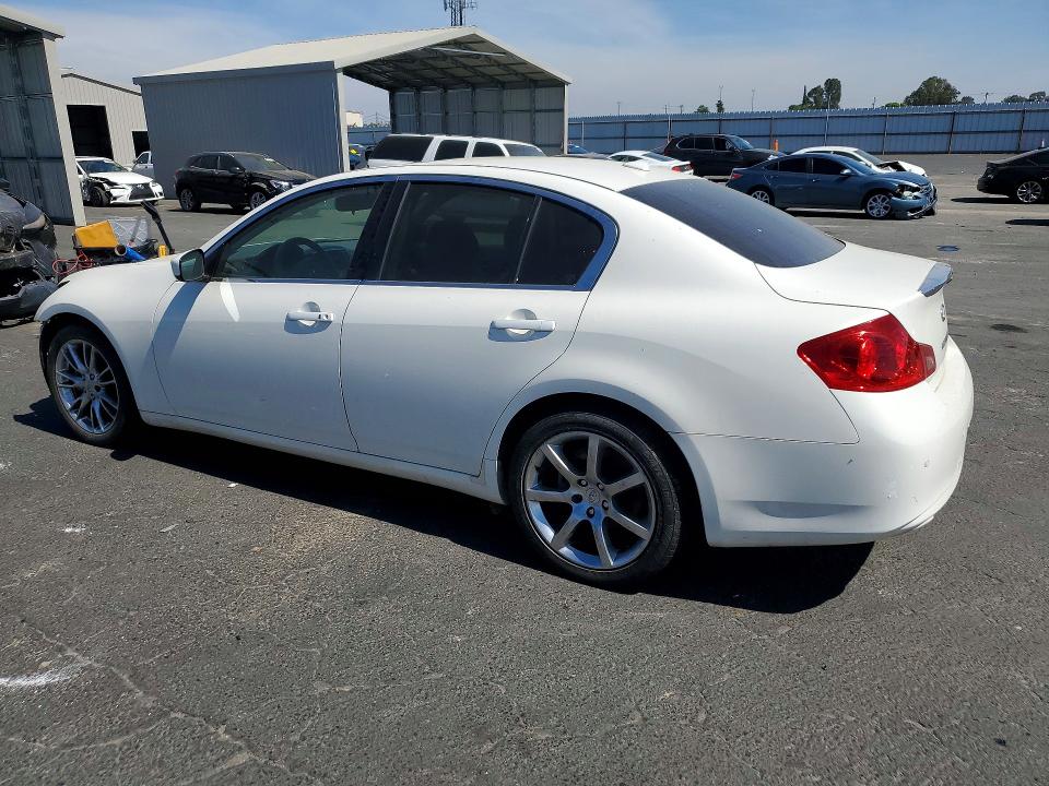 2011 Infiniti G37 VIN JN1CV6AP3BM304743 COPART salvage auction — FRONT END, CA - SALVAGE CERTIFICATE, sold $1,350 on 2026-07-16 (photo 2)