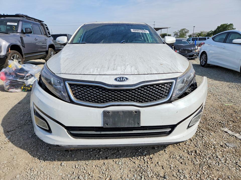 2015 Kia Optima VIN 5XXGR4A62FG515913 COPART salvage auction — FRONT END, Ca - Dis/Dlr/Exp Only Clean Title, sold $1,250 on 2026-07-17 (photo 5)