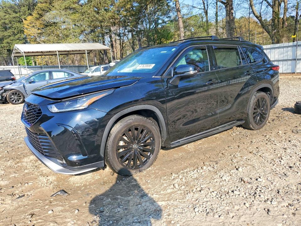 2023 Toyota Highlander VIN 5TDKDRAH4PS023715 COPART salvage auction — FRONT END, Ga - Cert Of Title-Salvage, sold $20,400 on 2026-07-31 (photo 1)