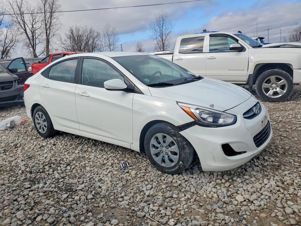 2016 Hyundai Accent VIN KMHCT4AE4GU977131 COPART salvage auction — WATER/FLOOD, MI - CERT OF TITLE-SALVAGE FLOOD, sold $500 on 2026-07-02 (photo 4)