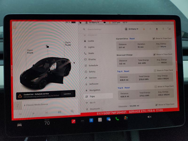 2021 Tesla Model y VIN 5YJYGDEF7MF264021 COPART salvage auction — REAR END, Il - Salvage Certificate, sold $9,900 on 2026-07-10 (photo 9)