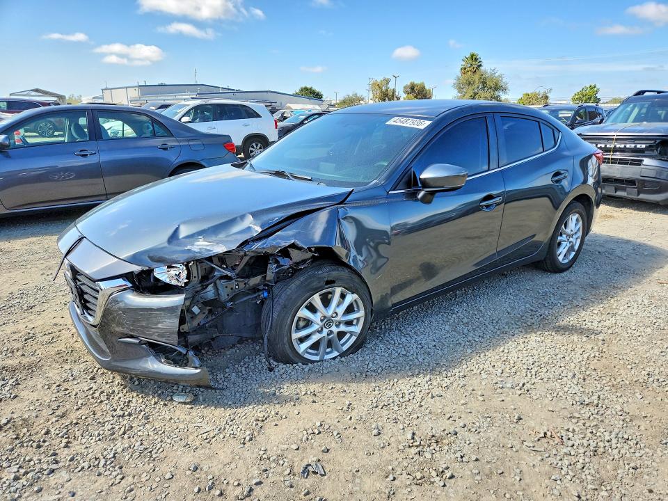 2017 Mazda 3 VIN JM1BN1U75H1120762 COPART salvage auction — FRONT END, CA - SALVAGE CERTIFICATE, sold $2,500 on 2026-07-28 (photo 1)