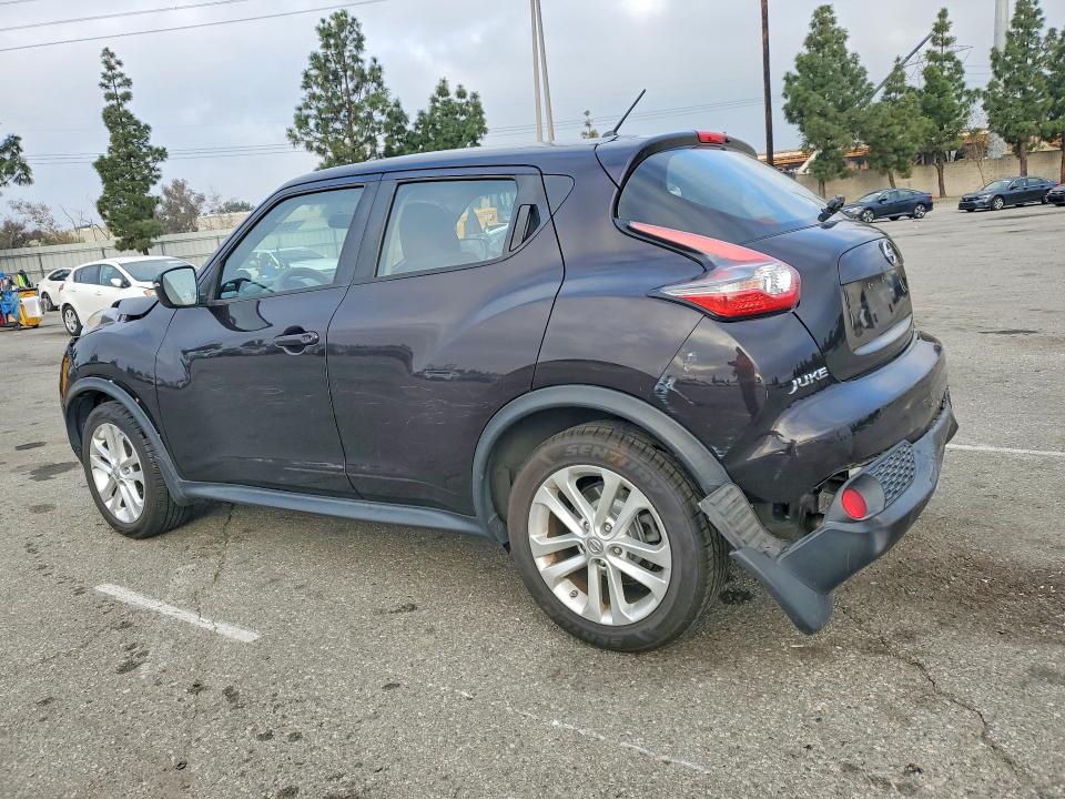 2015 Nissan Juke VIN JN8AF5MR8FT508009 COPART salvage auction — FRONT END, Ca - Salvage Certificate, sold $900 on 2026-07-09 (photo 2)