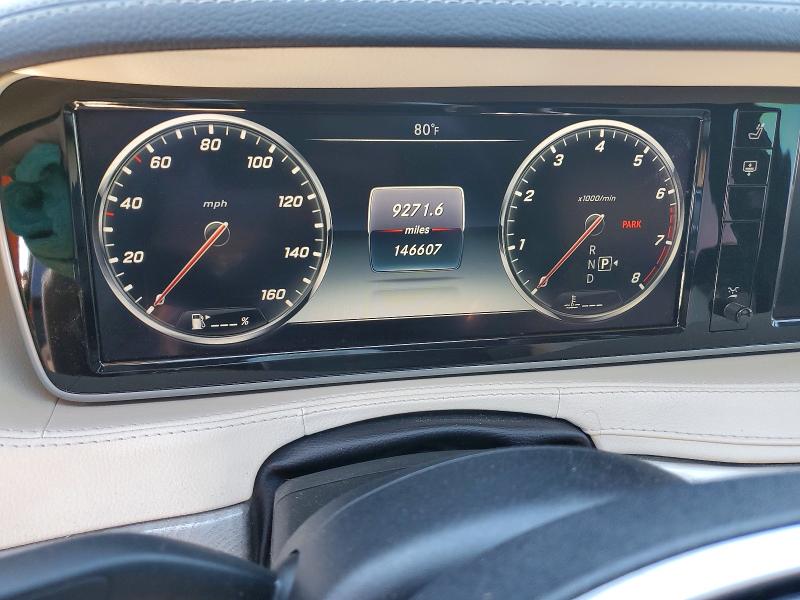 2015 Mercedes-benz S VIN WDDUG8CB8FA185349 COPART salvage auction — FRONT END, Ca - Dis/Dlr/Exp Only Clean Title (P), sold $2,400 on 2026-07-07 (photo 9)