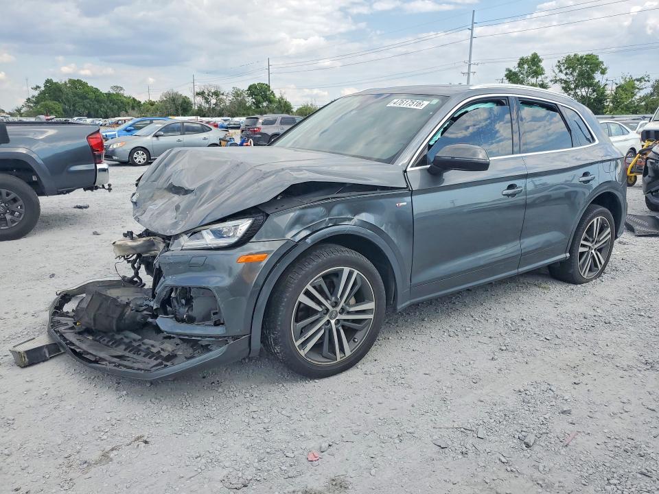 2020 Audi Q5 VIN WA1E2AFY4L2045898 COPART salvage auction — FRONT END, Fl - Certificate Of Destruction, sold $4,500 on 2026-07-31 (photo 1)