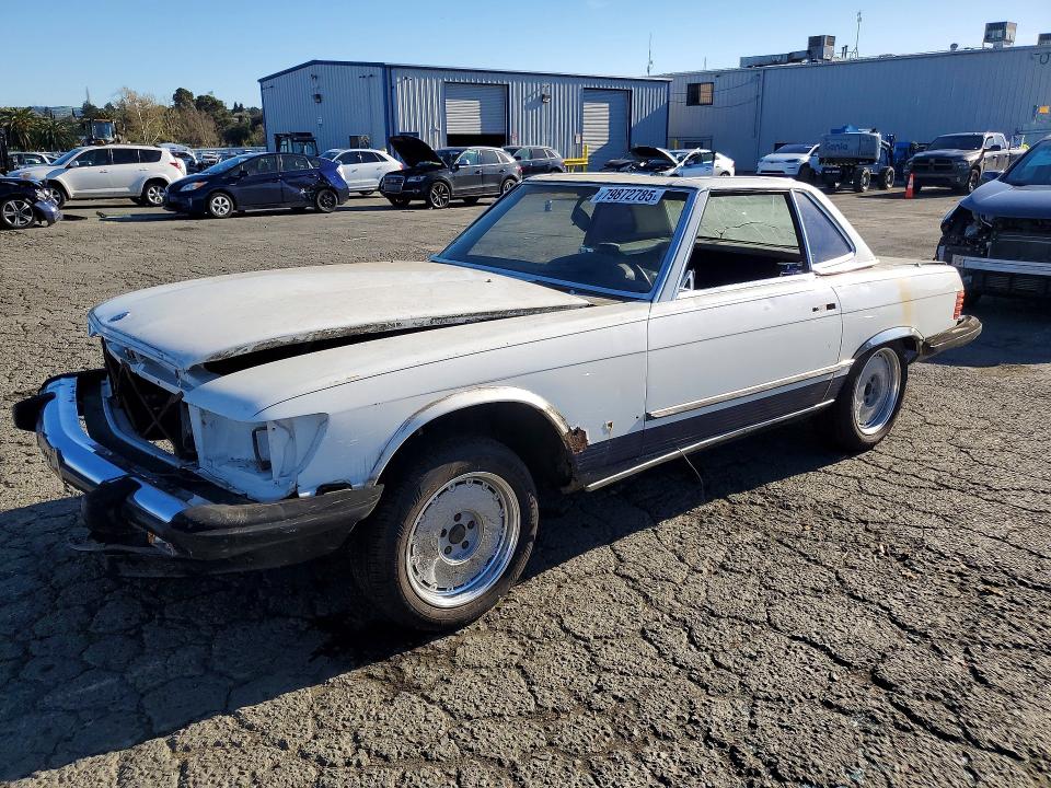 1982 Mercedes-benz Sl-klasse VIN WDBBA45A6CB010991 COPART salvage auction — VANDALISM, CA - SALVAGE ACQUISITION BILLOFSALE, sold $10 on 2026-07-31 (photo 1)