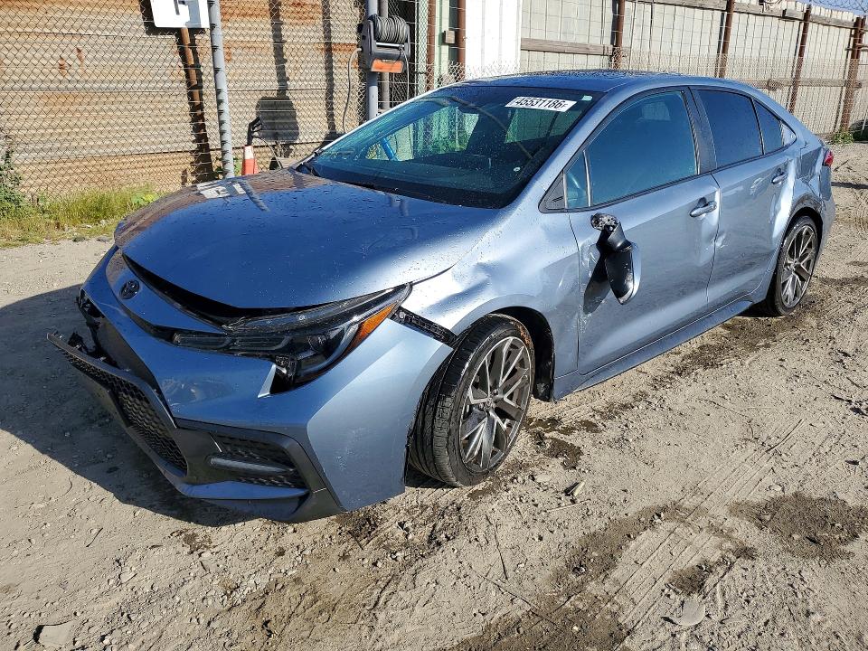2020 Toyota Corolla VIN 5YFT4RCE9LP044568 COPART salvage auction — FRONT END, Ca - Salvage Certificate, sold $6,800 on 2026-07-09 (photo 1)