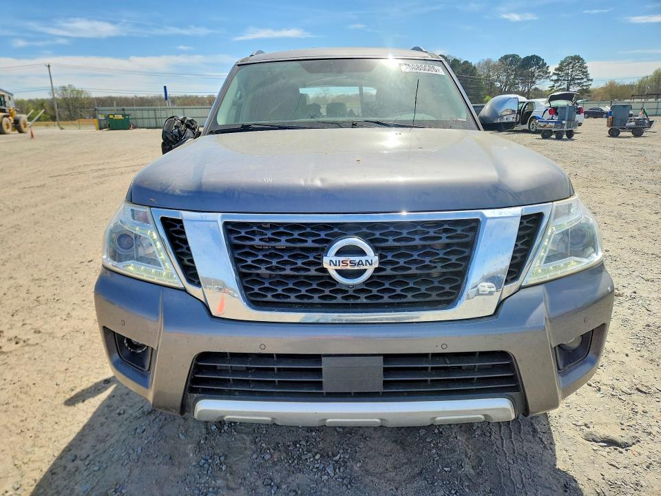 2018 Nissan Armada VIN JN8AY2ND3JX001029 COPART salvage auction — REAR END, Ar - Cert Of Title-Salvage, sold $3,550 on 2026-07-08 (photo 5)