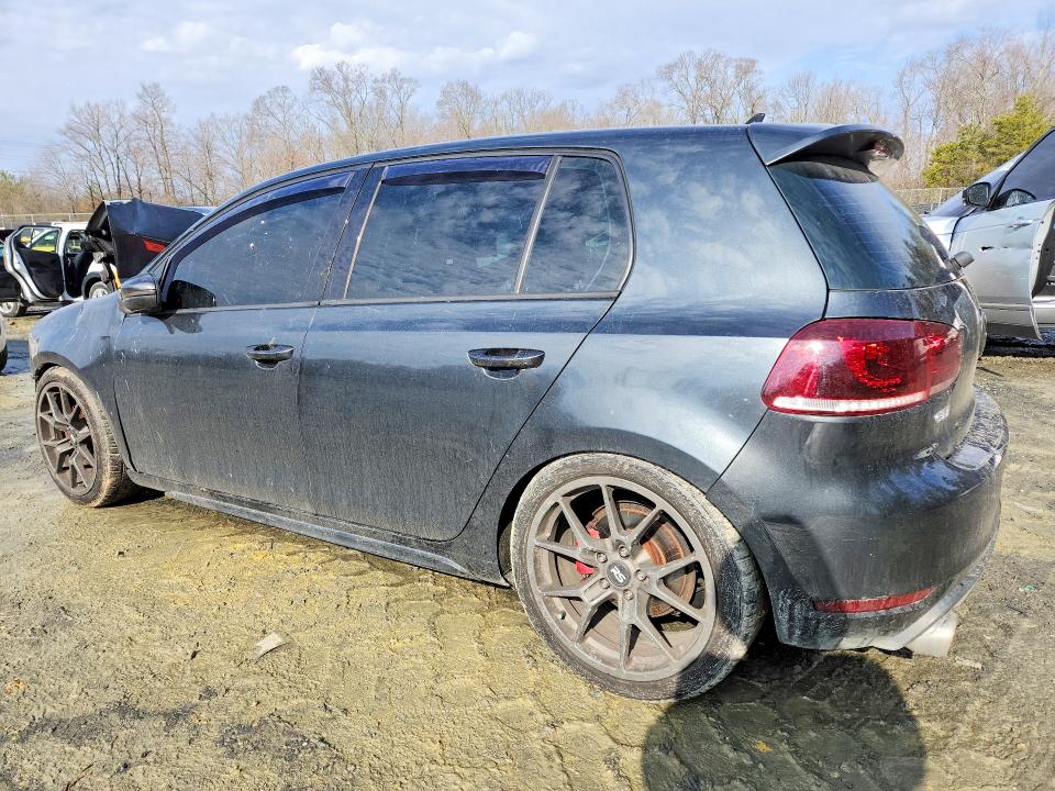 2013 Volkswagen Gti VIN WVWHD7AJ0DW024518 COPART salvage auction — FRONT END, Md - Cert Of Salvage > 75% Damage, sold $350 on 2026-07-24 (photo 2)