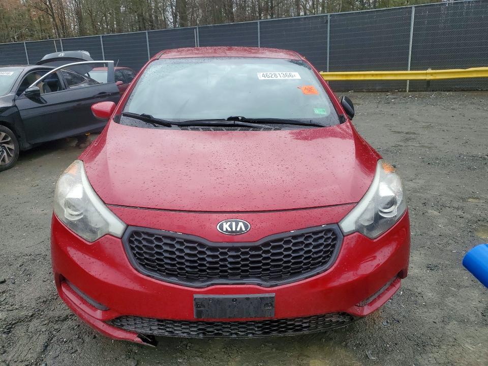 2016 Kia Forte VIN KNAFK4A69G5609290 COPART salvage auction — SIDE, Md - Cert Of Salvage < 75% Damage, sold $525 on 2026-07-28 (photo 5)