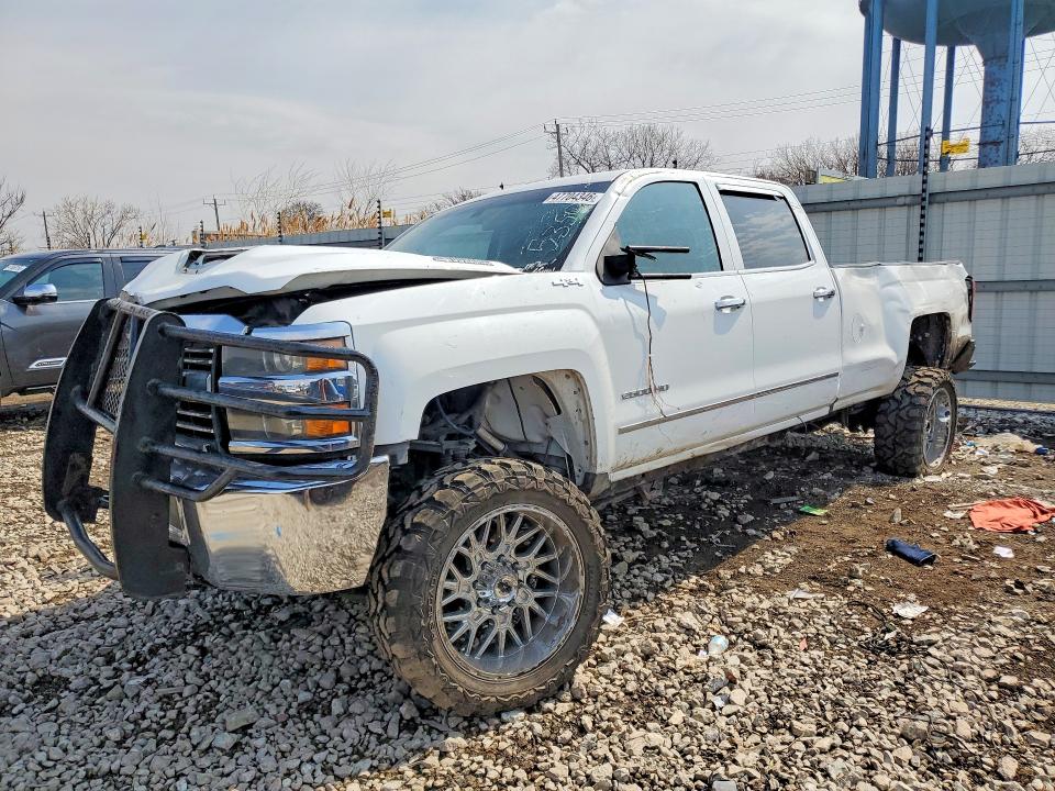 2017 Chevrolet Silverado VIN 1GC1KUEY5HF191704 COPART salvage auction — FRONT END, Il - Salvage Certificate, sold $4,300 on 2026-07-03 (photo 1)
