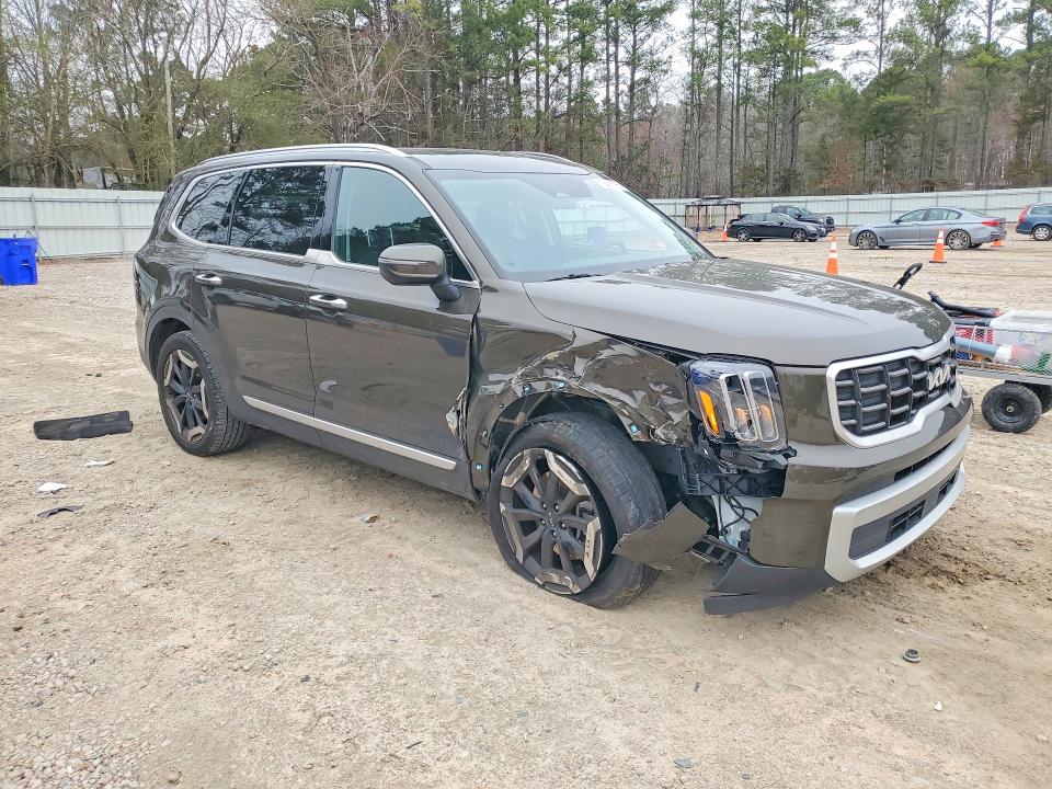 2024 Kia Telluride VIN 5XYP64GC3RG419603 COPART salvage auction — FRONT END, Nc - Salvage Certificate Of Title, sold $400 on 2026-07-10 (photo 4)