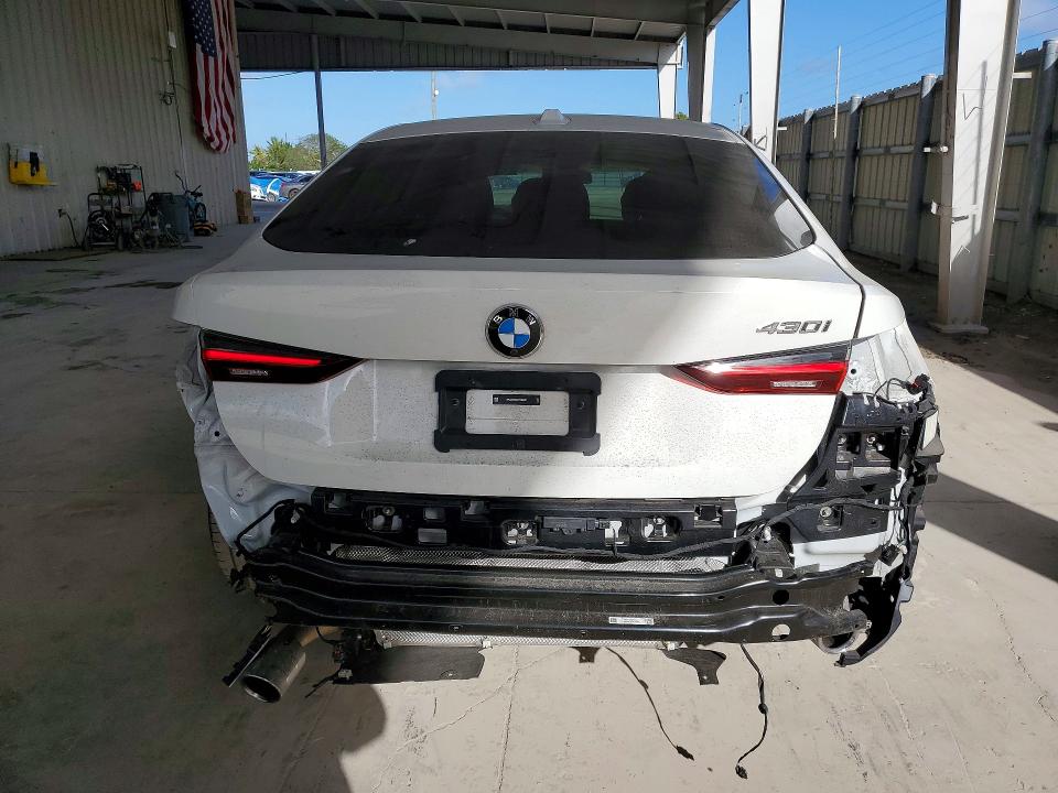 2024 BMW 4er VIN WBA63AV0XRFT63087 COPART salvage auction — REAR END, Fl - Cert Of Title Slvg Rebuildable, sold $16,900 on 2026-08-12 (photo 6)