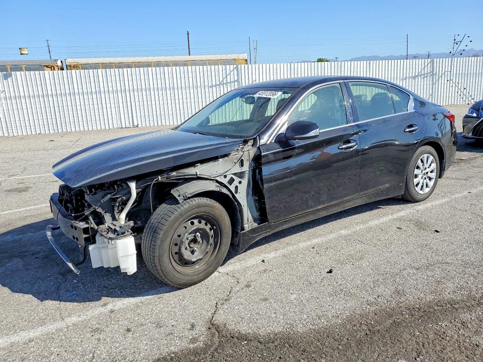 2018 Infiniti Q50 VIN JN1EV7AP4JM366696 COPART salvage auction — VANDALISM, CA - SALVAGE CERTIFICATE, sold $1,600 on 2026-07-24 (photo 1)