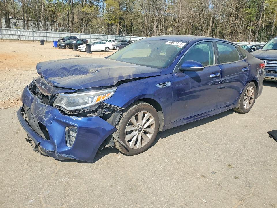 2018 Kia Optima VIN 5XXGT4L37JG186798 COPART salvage auction — FRONT END, Ga - Cert Of Title-Salvage, sold $2,000 on 2026-07-24 (photo 1)