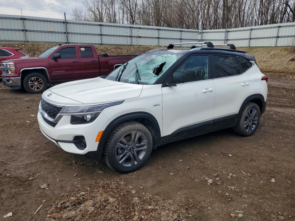 2021 Kia Seltos VIN KNDEUCAA8M7155752 — COPART salvage auction photo