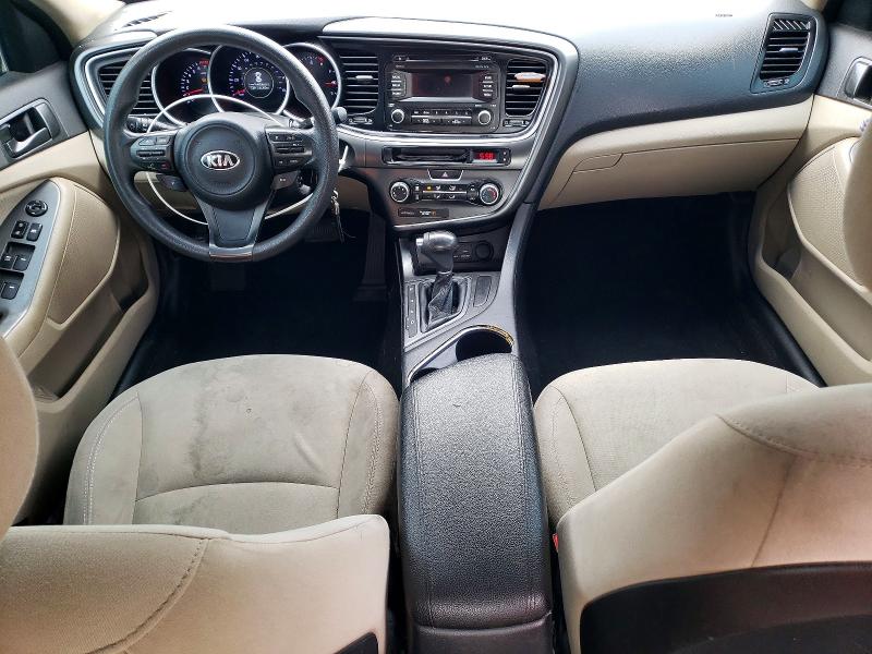 2015 Kia Optima VIN 5XXGM4A72FG459723 COPART salvage auction — REAR END, Or - Lien Papers, Clean Title, sold $300 on 2026-07-20 (photo 8)