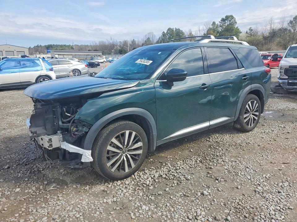 2023 Nissan Pathfinder VIN 5N1DR3DG0PC233980 COPART salvage auction — FRONT END, TN - SALVAGE CERTIFICATE, sold $9,700 on 2026-07-09 (photo 1)