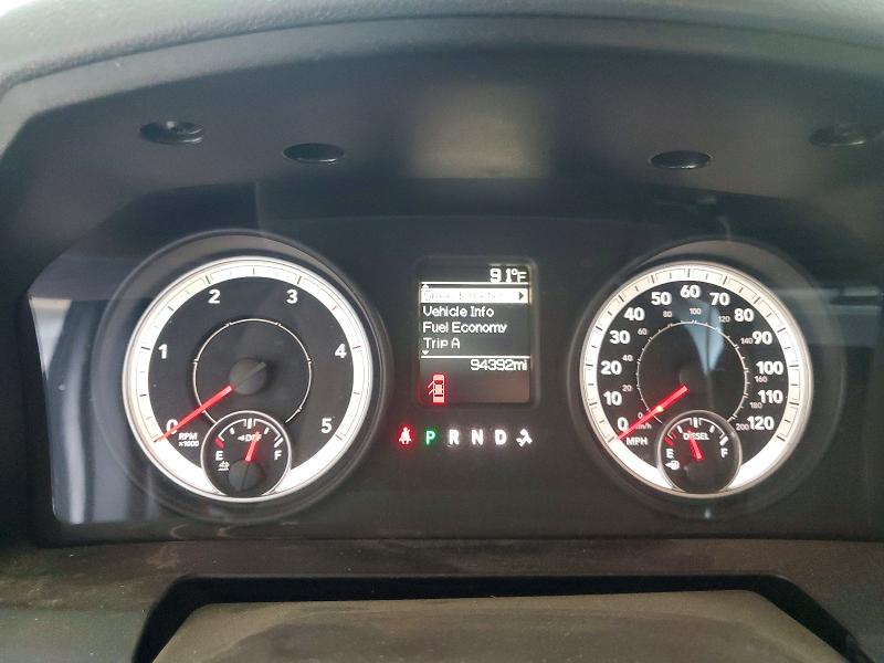 2013 Ram 2500 VIN 3C6UR5HL5DG563654 COPART salvage auction — MINOR DENT/SCRATCHES, Tx - Certificate Of Title, sold $7,500 on 2026-07-09 (photo 9)