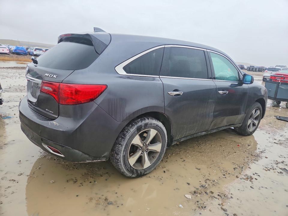 2014 Acura Mdx VIN 5FRYD4H26EB003092 COPART salvage auction — FRONT END, Ut - Salvage Certificate, sold $875 on 2026-07-02 (photo 3)