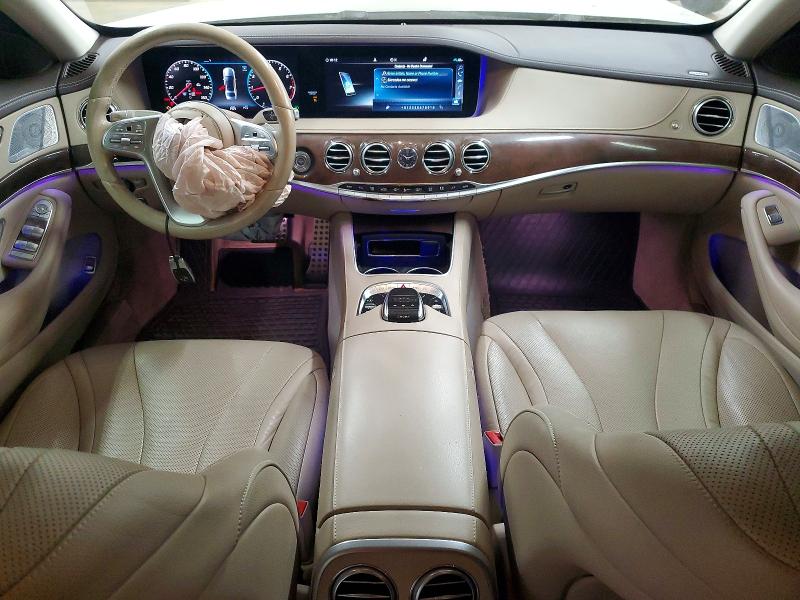 2019 Mercedes-benz S-klasse VIN WDDUG6GB7KA454918 COPART salvage auction — FRONT END, NC - SALVAGE CERTIFICATE OF TITLE, sold $7,200 on 2026-07-29 (photo 8)