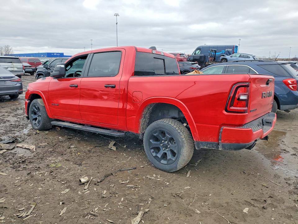 2025 Ram 1500 VIN 1C6SRFFPXSN760620 COPART salvage auction — FRONT END, MI - CERT OF TITLE-SALVAGE VEHICLE, sold $17,200 on 2026-07-02 (photo 2)