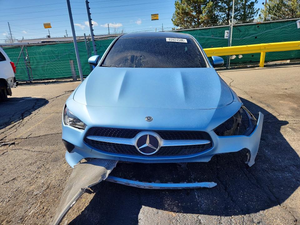 2020 Mercedes-benz Cla-klasse VIN WDD5J4HB6LN072060 COPART salvage auction — FRONT END, CO - SALVAGE TITLE, sold $4,700 on 2026-07-09 (photo 5)
