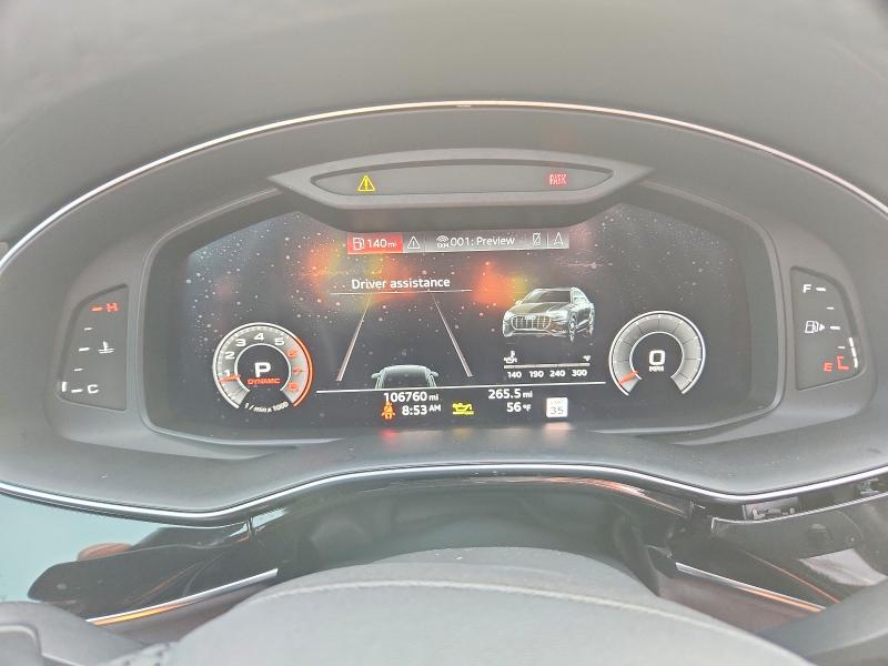 2019 Audi Q8 VIN WA1FVAF18KD007849 COPART salvage auction — HAIL, Il - Salvage Certificate, sold $13,200 on 2026-07-03 (photo 9)