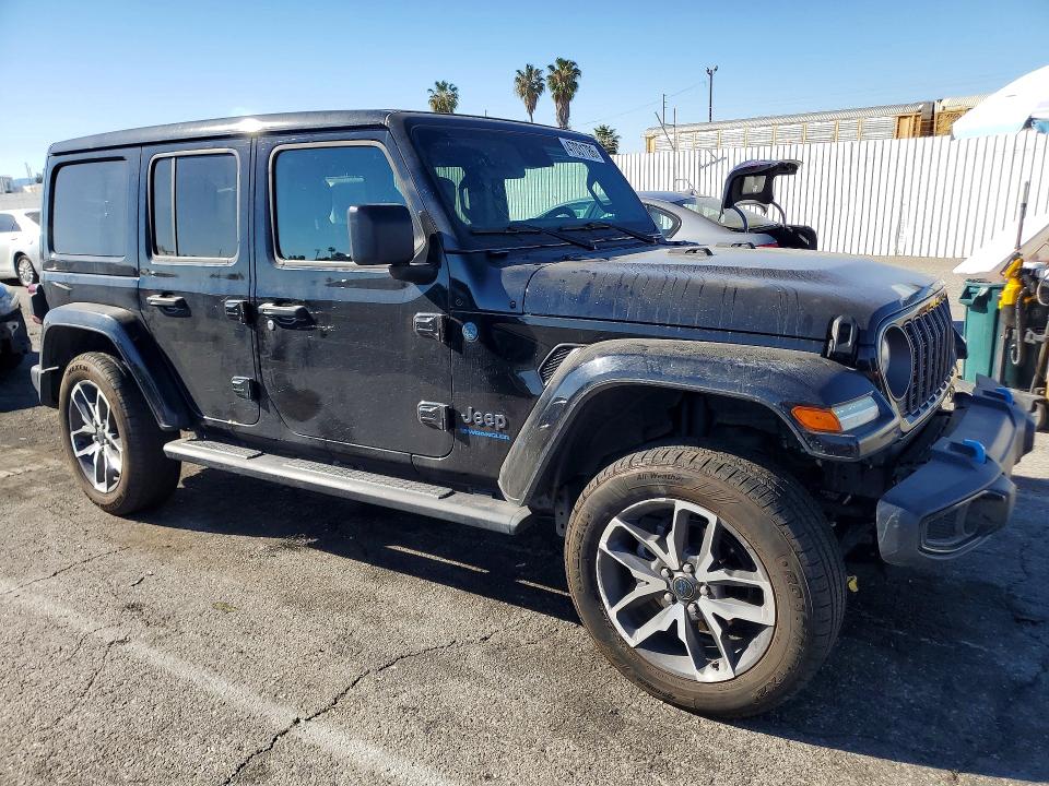 2024 Jeep Wrangler / VIN 1C4RJXN64RW185481 COPART salvage auction — REAR END, Ca - Salvage Certificate, sold $16,500 on 2026-07-02 (photo 4)
