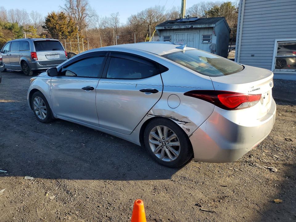 2015 Hyundai Elantra VIN KMHDH4AE3FU261938 COPART salvage auction — FRONT END, Salvage Title, sold $550 on 2026-07-16 (photo 2)