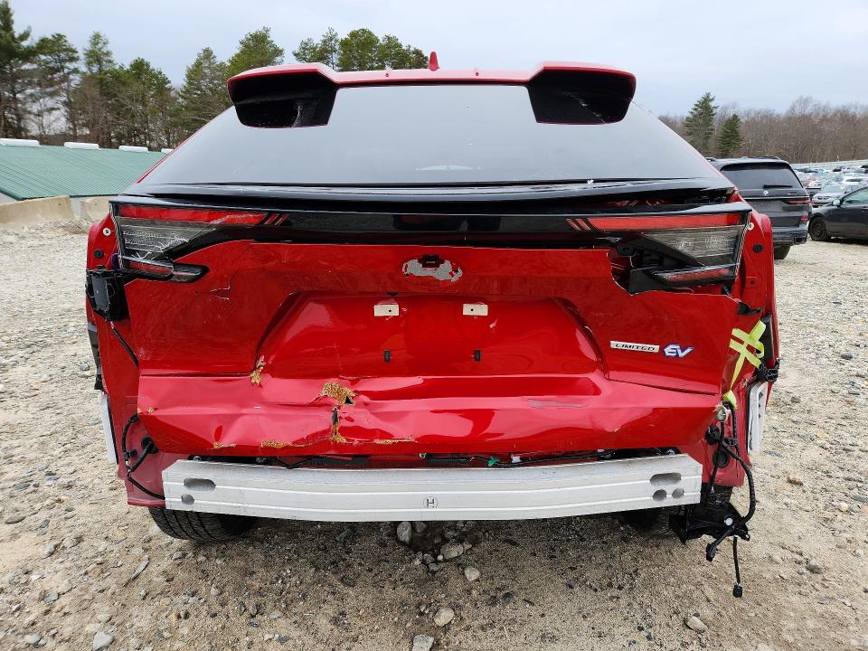 2024 Subaru Solterra VIN JTMABABA2RA072738 COPART salvage auction — REAR END, Ma - Cert Of Title-Salvage, sold $9,500 on 2026-07-08 (photo 6)