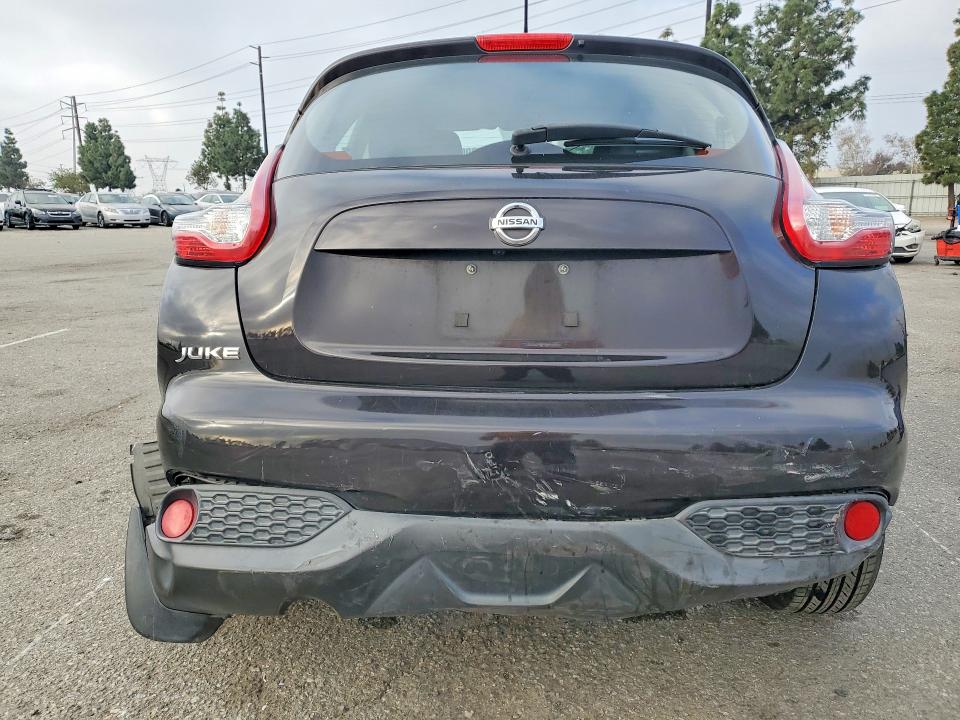 2015 Nissan Juke VIN JN8AF5MR8FT508009 COPART salvage auction — FRONT END, Ca - Salvage Certificate, sold $900 on 2026-07-09 (photo 6)