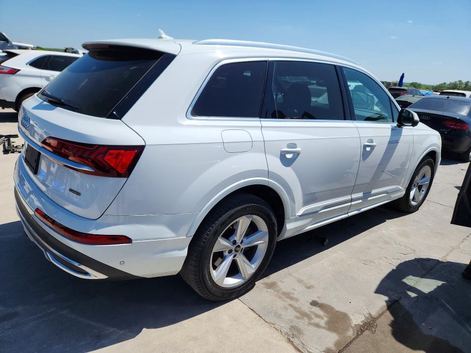 2021 Audi Q7 VIN WA1AXAF72MD016963 COPART salvage auction — NORMAL WEAR, La - Dealer Only Clean Title (P), sold $14,700 on 2026-07-30 (photo 3)