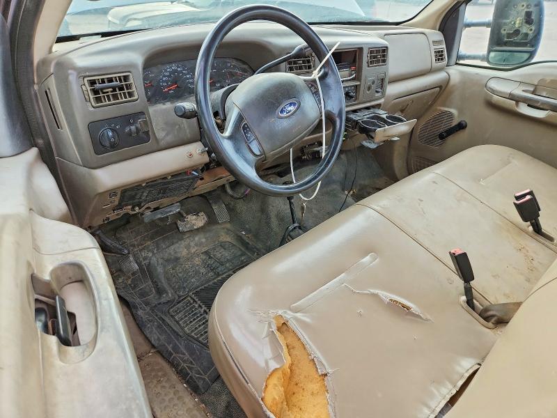 2004 Ford F-550 super duty VIN 1FDAF57PX4EB46977 COPART salvage auction — FRONT END, NE - CERTIFICATE OF TITLE, sold $1,000 on 2026-07-09 (photo 8)