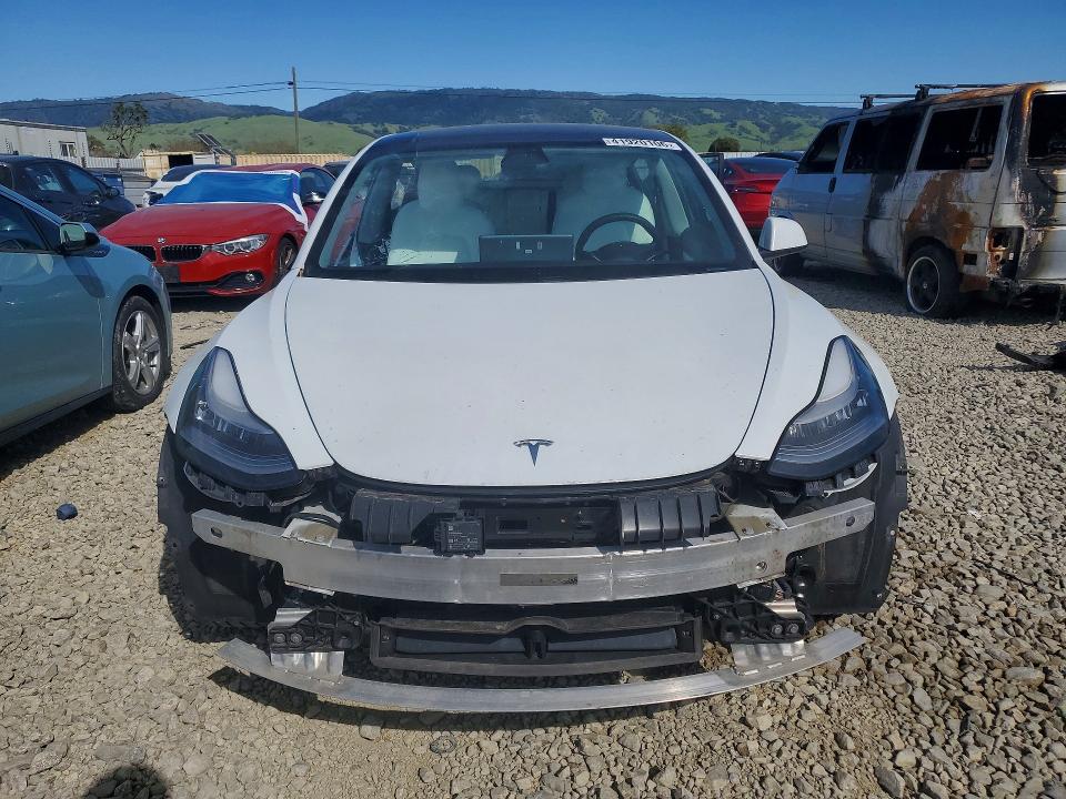 2021 Tesla Model 3 VIN 5YJ3E1EA9MF848309 COPART salvage auction — REAR END, Id - Salvage Certificate Of Title, sold $5,400 on 2026-07-14 (photo 5)