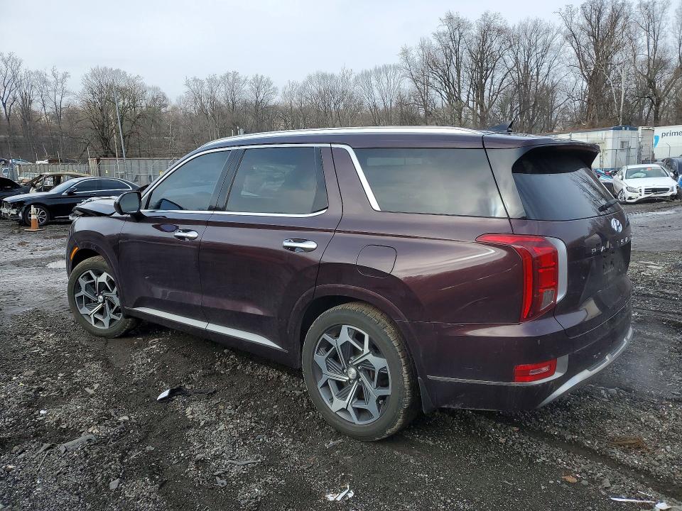 2022 Hyundai VIN KM8R7DHE6NU372299 COPART salvage auction — FRONT END, Md - Cert Of Salvage > 75% Damage, sold $9,000 on 2026-07-02 (photo 2)