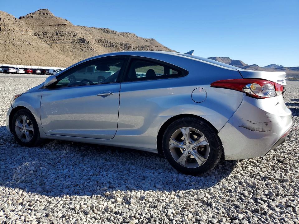 2013 Hyundai Elantra VIN KMHDH6AE1DU007430 COPART salvage auction — MINOR DENT/SCRATCHES, Nv - Certificate Of Title, sold $800 on 2026-07-29 (photo 2)