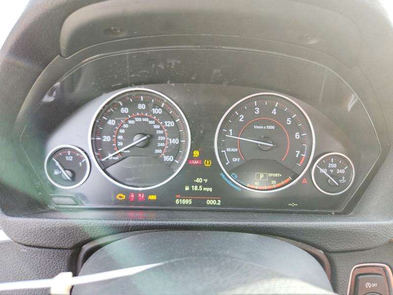 2016 BMW 3er VIN WBA8Z5C56GG500644 COPART salvage auction — REAR END, Salvage Title, sold $2,550 on 2026-07-21 (photo 9)