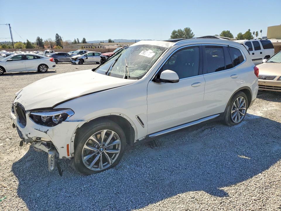 2019 BMW X3 VIN 5UXTR9C50KLE21847 COPART salvage auction — ROLLOVER, Ca - Salvage Certificate, sold $1,100 on 2026-07-22 (photo 1)
