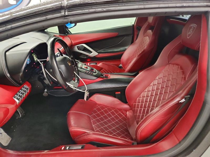 2018 Lamborghini Aventador VIN ZHWUV4ZD0JLA07069 COPART salvage auction — MINOR DENT/SCRATCHES, Mt - Cert Of Title-Rebuilt Salvage, sold $350,000 on 2026-07-25 (photo 7)