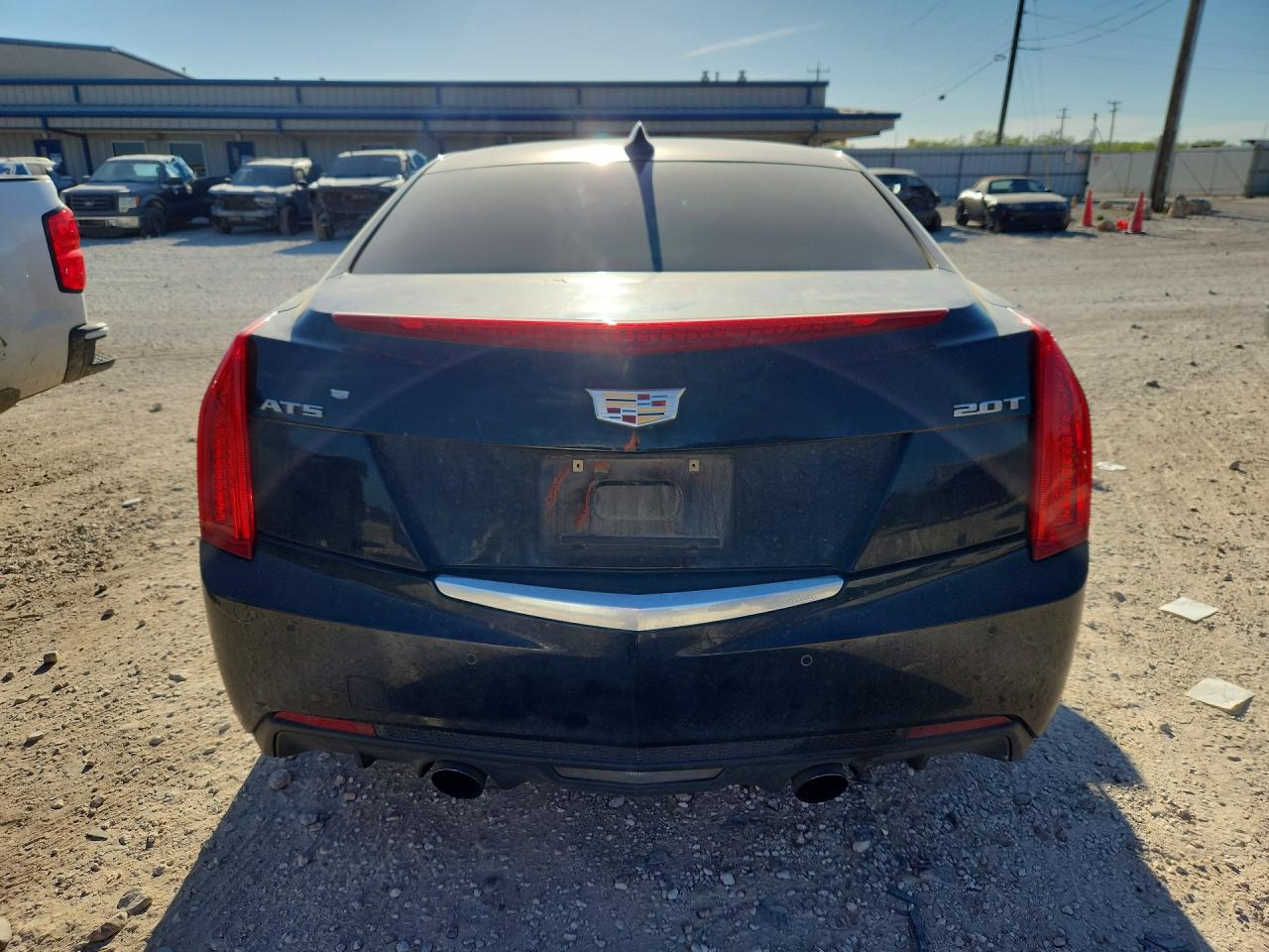 2017 Cadillac ATS VIN 1G6AB5RX1H0115197 COPART salvage auction — Front End, TX - SALVAGE VEHICLE TITLE, sold $1,450 on 2026-07-09 (photo 6)