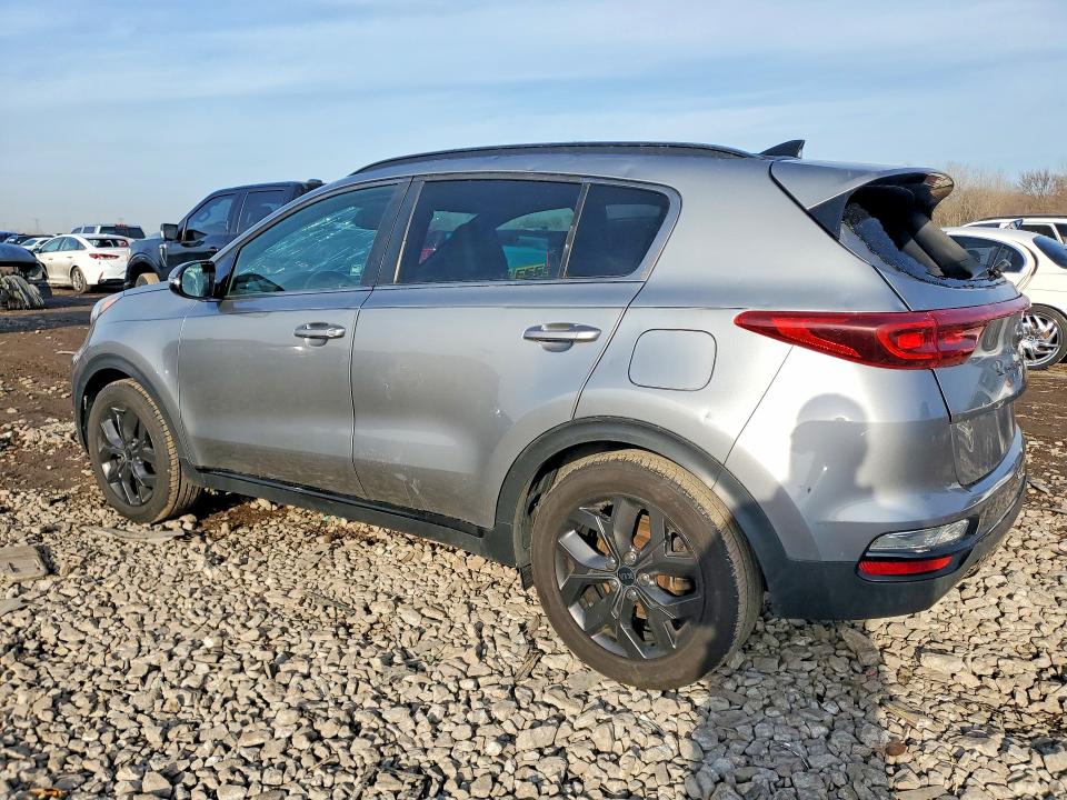 2021 Kia Sportage VIN KNDP63AC3M7866859 COPART salvage auction — HAIL, Il - Salvage Certificate, sold $3,950 on 2026-07-31 (photo 2)