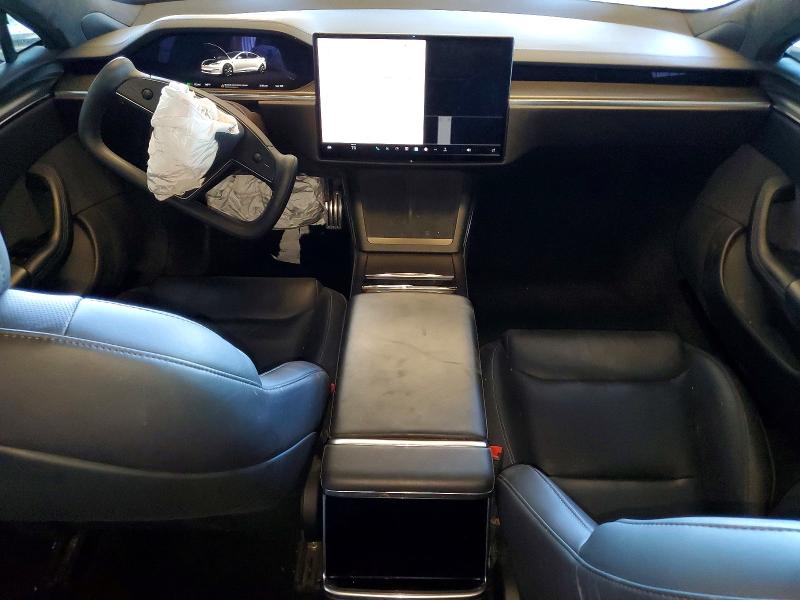 2022 Tesla Model s VIN 5YJSA1E67NF468812 COPART salvage auction — FRONT END, Ca - Salvage Certificate, sold $12,300 on 2026-07-02 (photo 8)