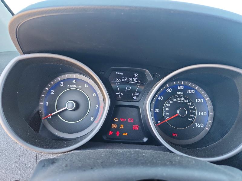 2011 Hyundai Elantra VIN KMHDH4AE8BU157326 COPART salvage auction — FRONT END, CA - SALVAGE CERTIFICATE, sold $425 on 2026-07-14 (photo 9)