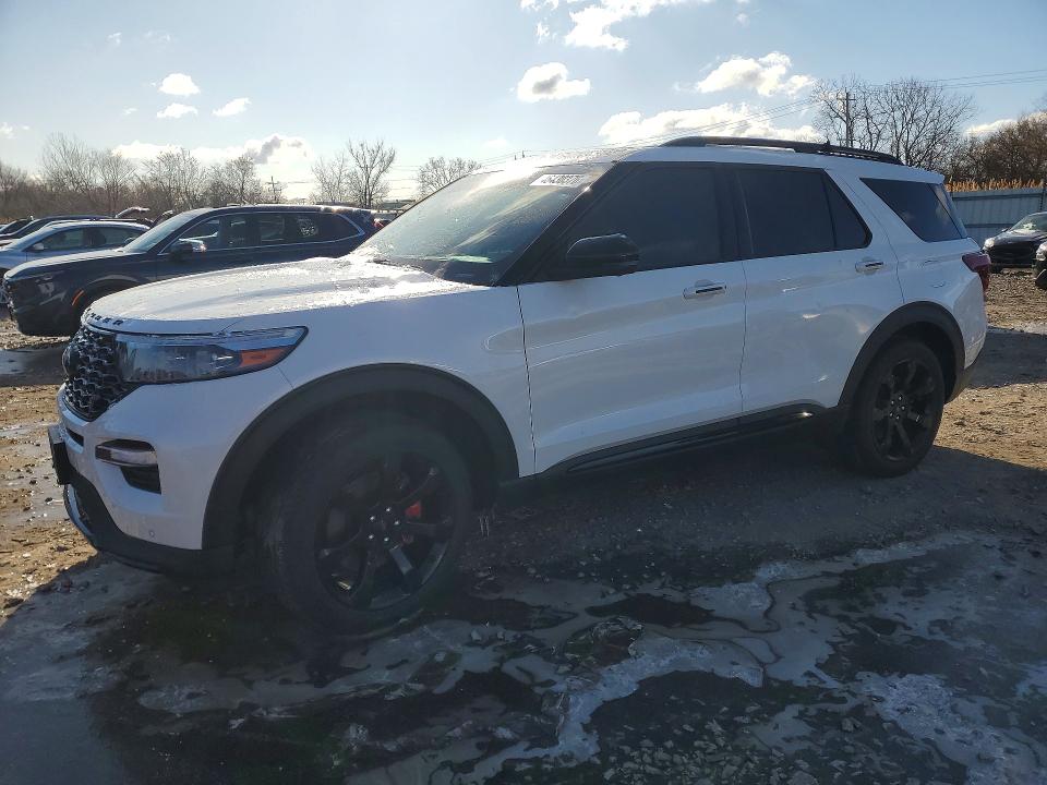 2022 Ford Explorer VIN 1FM5K8GC8NGA41887 COPART salvage auction — HAIL, Il - Salvage Certificate, sold $1,100 on 2026-06-29 (photo 1)