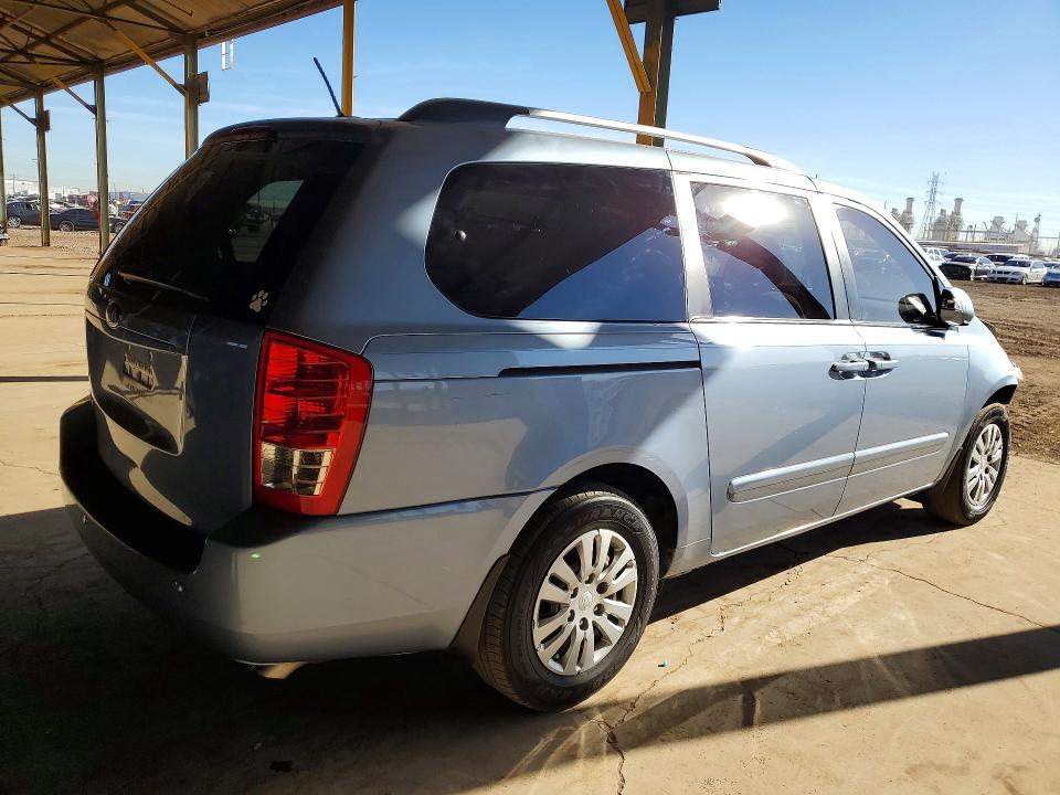 2014 Kia SEDONA VIN KNDMG4C79E6549021 COPART salvage auction — FRONT END, ID - SALVAGE CERTIFICATE OF TITLE, sold $1,050 on 2026-07-08 (photo 3)