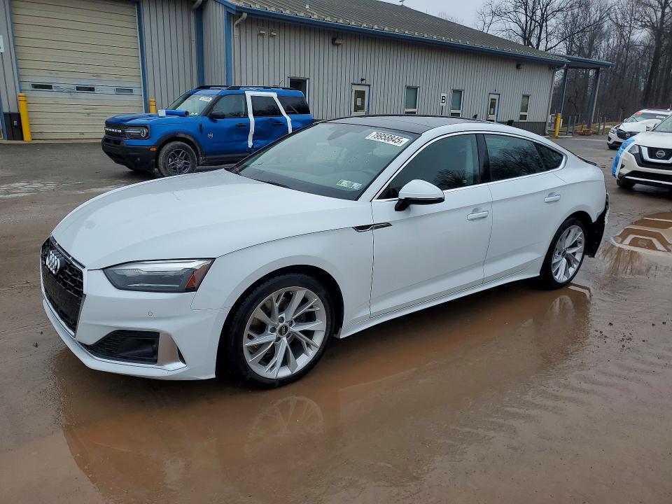 2022 Audi A5 VIN WAUABCF59NA031278 COPART salvage auction — REAR END, Pa - Certificate Of Salvage, sold $8,800 on 2026-07-27 (photo 1)